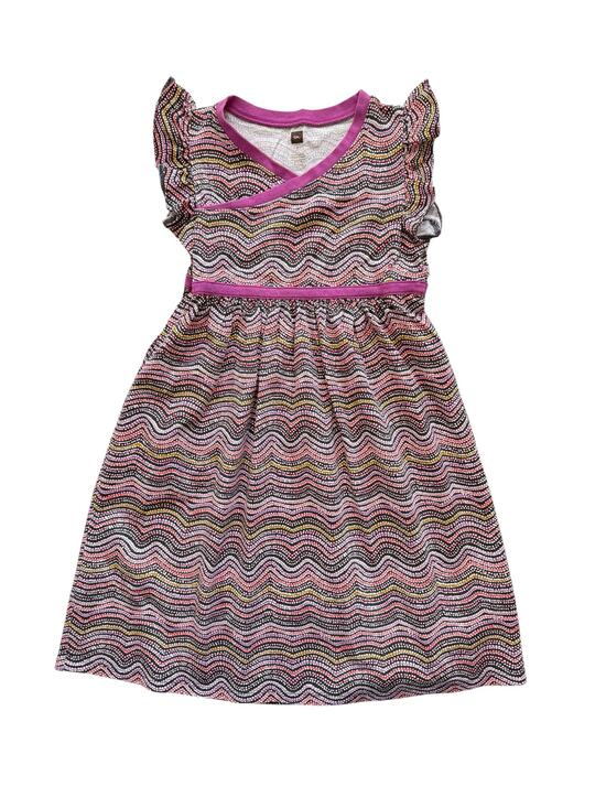 Tea Collection Other - Tea Collection Australia Fire Country Dreaming Wrap Neck Dress Size 7